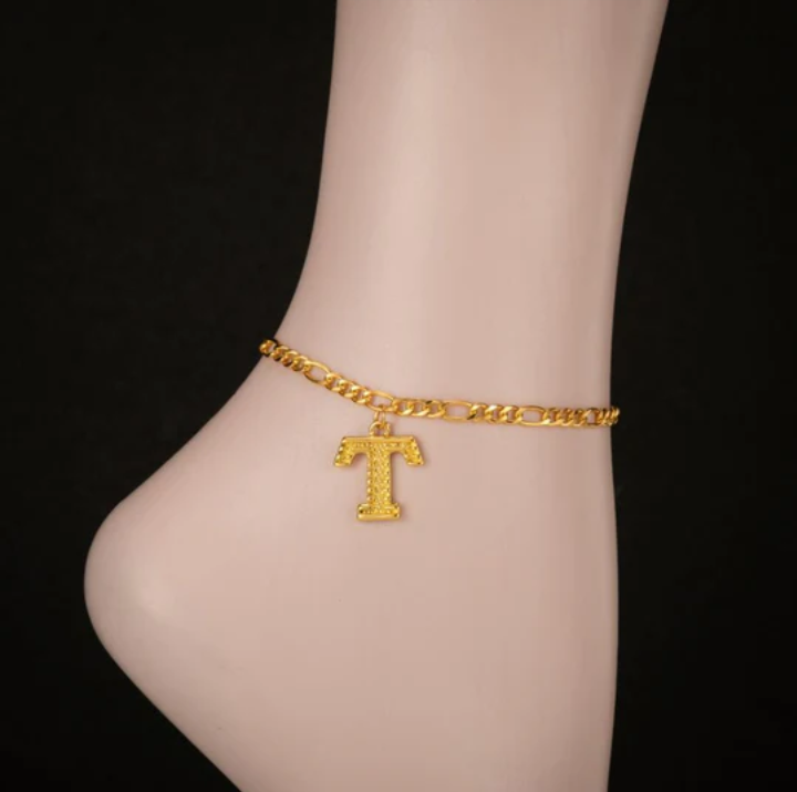 26 Styles Letter Anklets