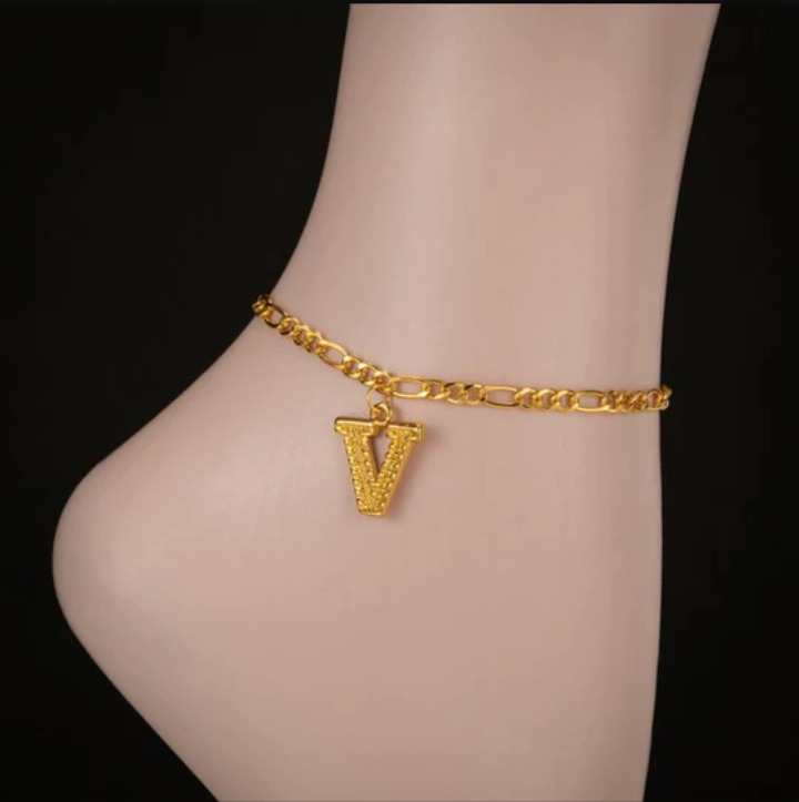 26 Styles Letter Anklets