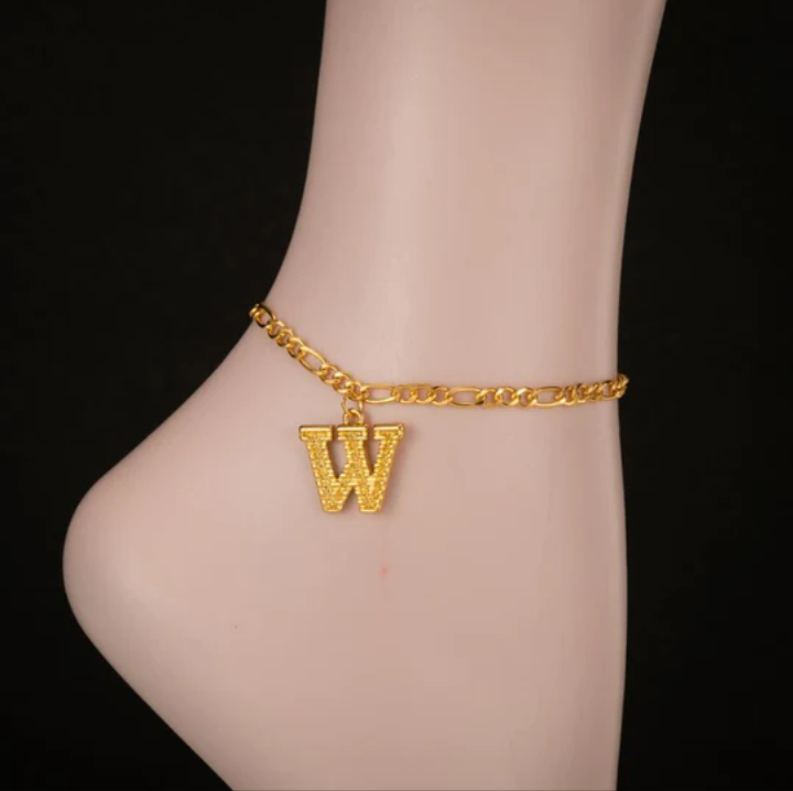 26 Styles Letter Anklets