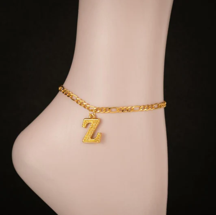26 Styles Letter Anklets