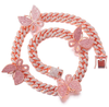 Butterfly Cuban Chain Necklace
