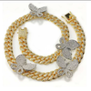 Butterfly Cuban Chain Necklace