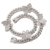 Butterfly Cuban Chain Necklace