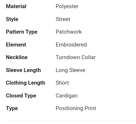 Street Patchwork outwear