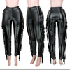 High Waist High Elastic Slim Fit Leather Pants
