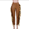 High Waist High Elastic Slim Fit Leather Pants
