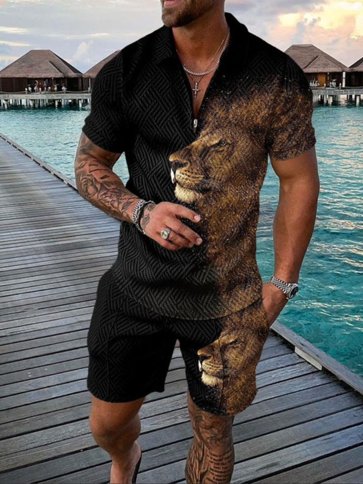 Men's Fly Casual Contrast Suit