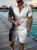 Men's Fly Casual Contrast Suit