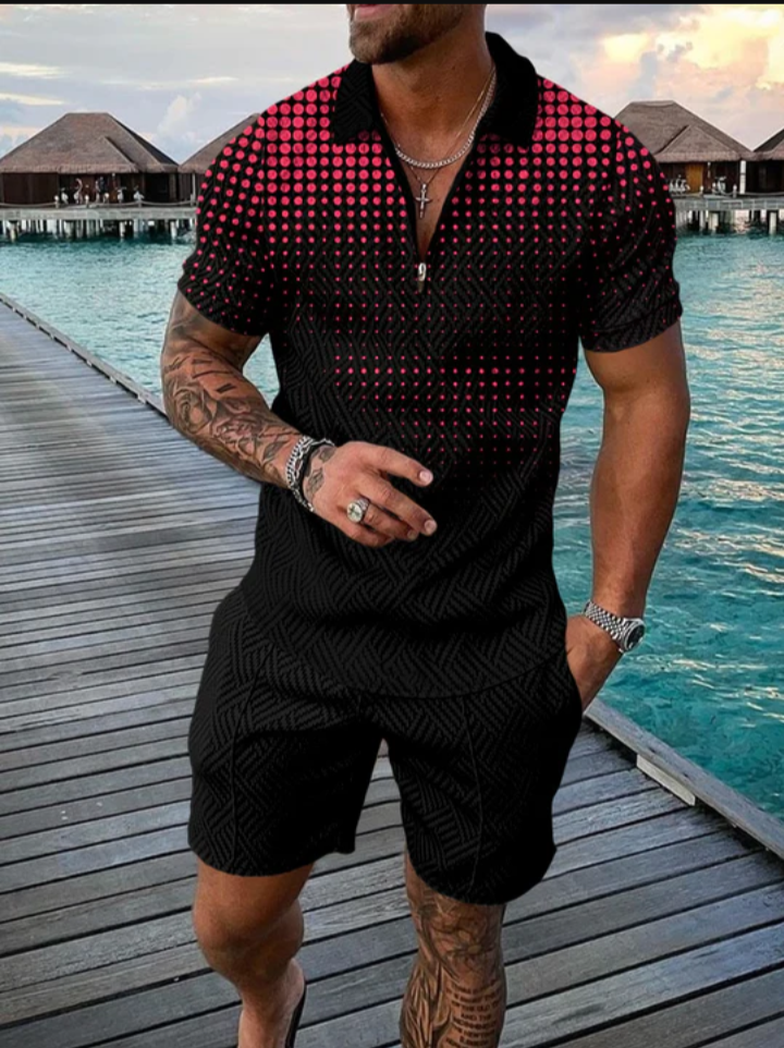 Men's Fly Casual Contrast Suit