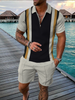 Men's Fly Casual Contrast Suit