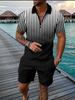 Men's Fly Casual Contrast Suit