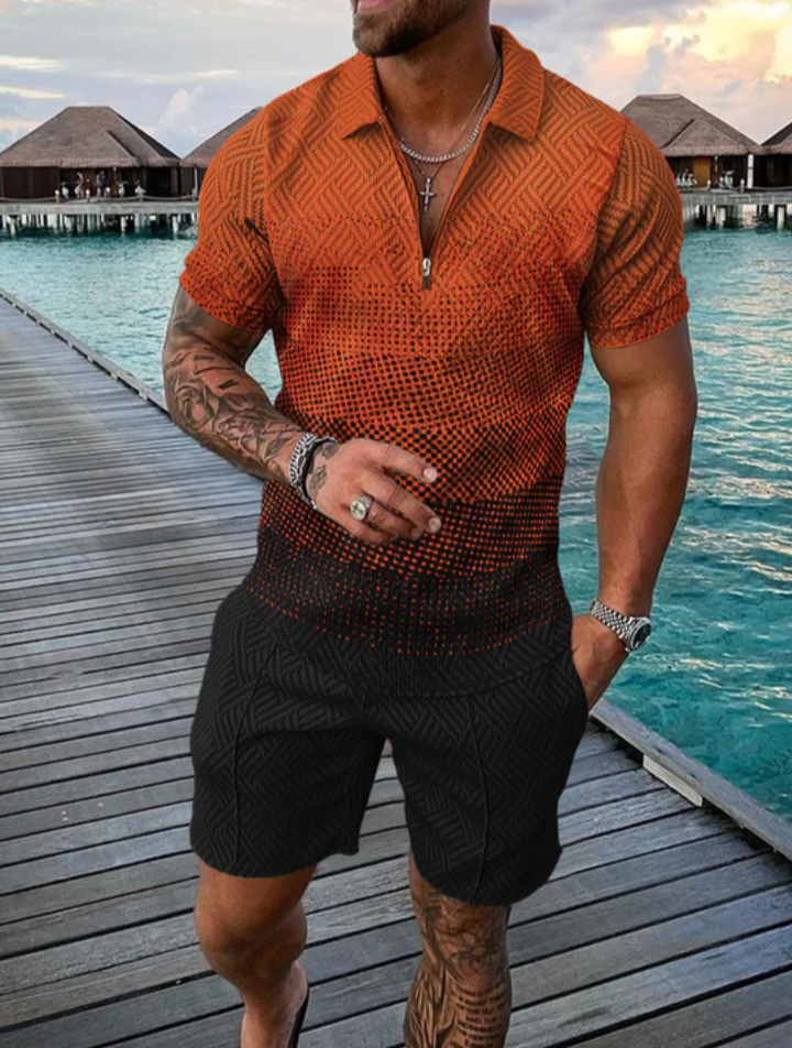 Men's Fly Casual Contrast Suit