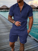Men's Fly Casual Contrast Suit