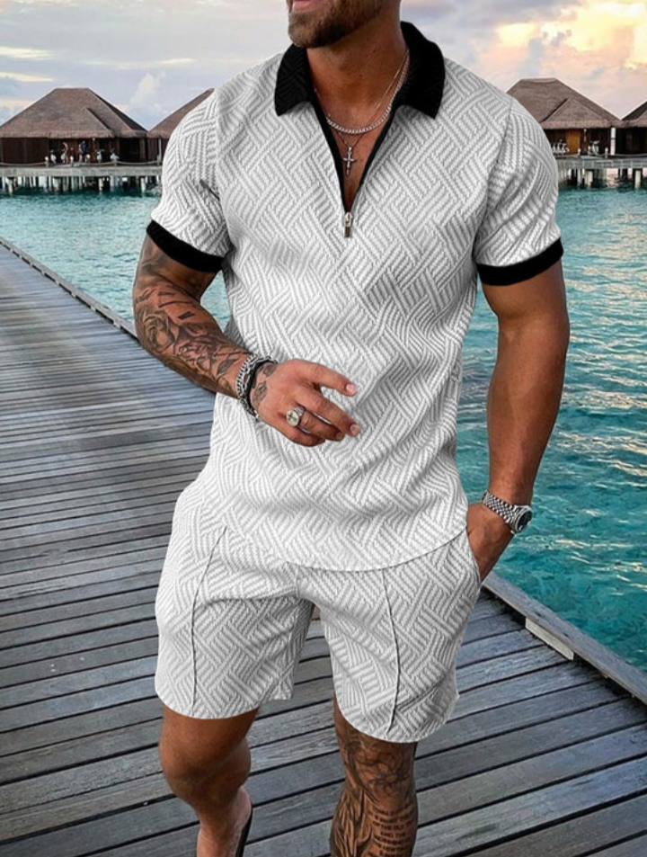 Men's Fly Casual Contrast Suit