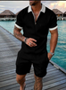 Men's Fly Casual Contrast Suit