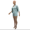 Wave Edge Elastic Wrinkle 3PC Set