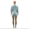 Wave Edge Elastic Wrinkle 3PC Set