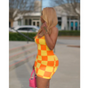 Plaid Slip Dress