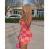 Plaid Slip Dress