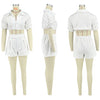 Solid Color Oversleeves Shirt and Shorts Suit