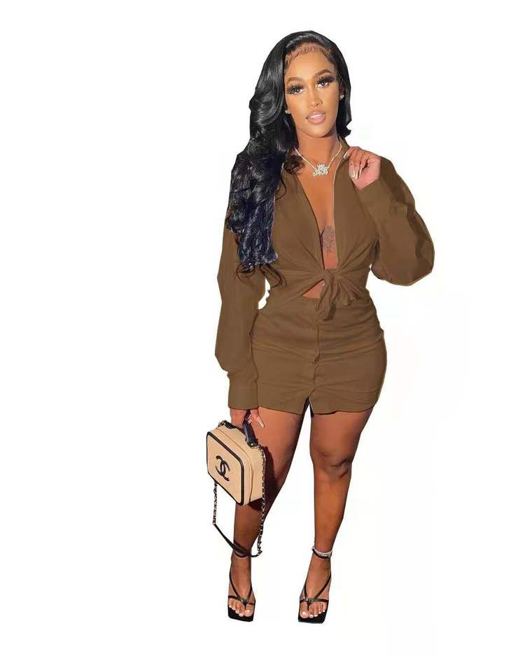 Casual TOP & BOTTOM Skirt 2PC SET