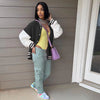 Candy Color Baseball Casual Knitted Jacket Coat