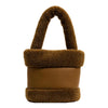 Lamb hair splicing portable water bucket fur bag