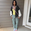 Candy Color Baseball Casual Knitted Jacket Coat