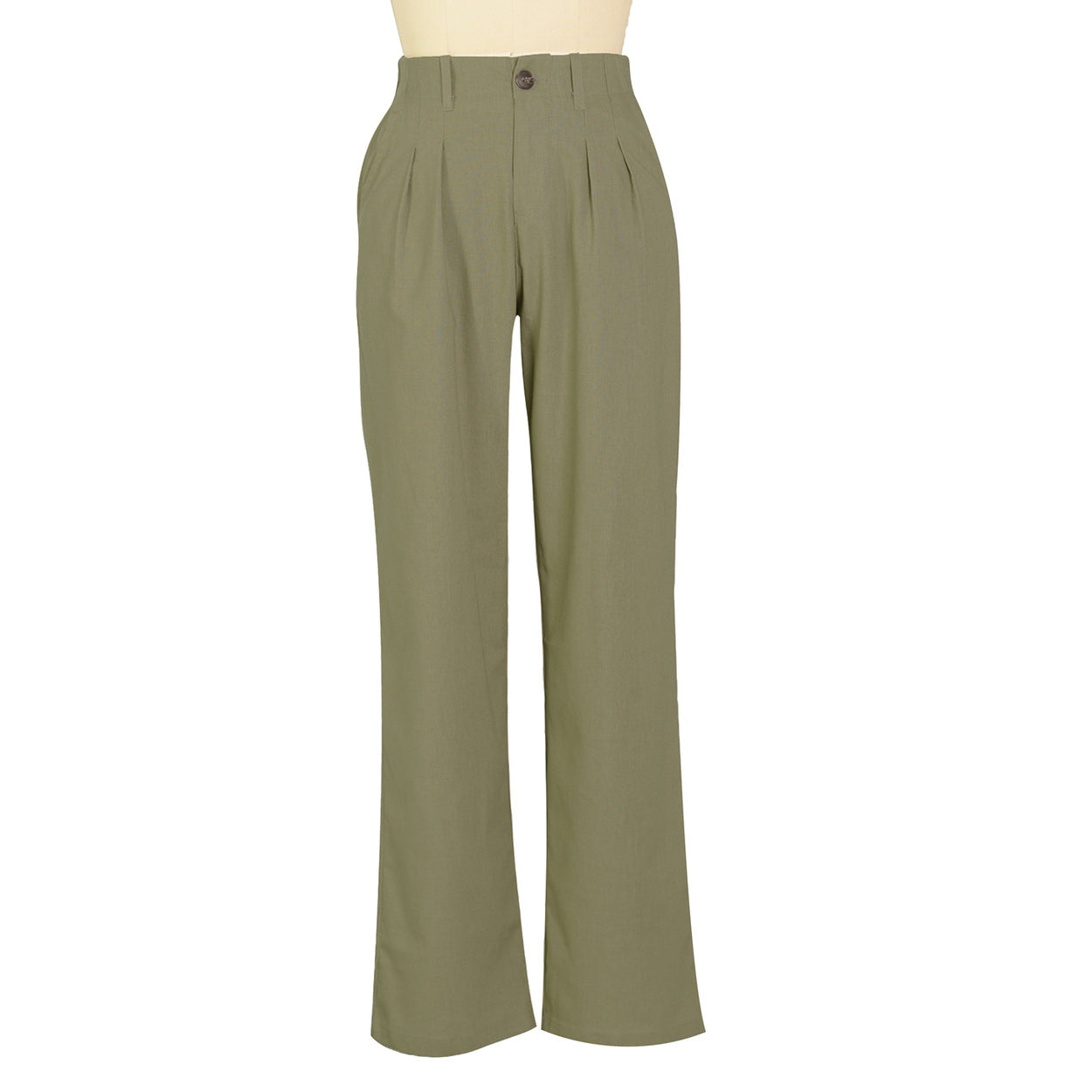 Linen Cotton Breathable Straight Casual Trousers