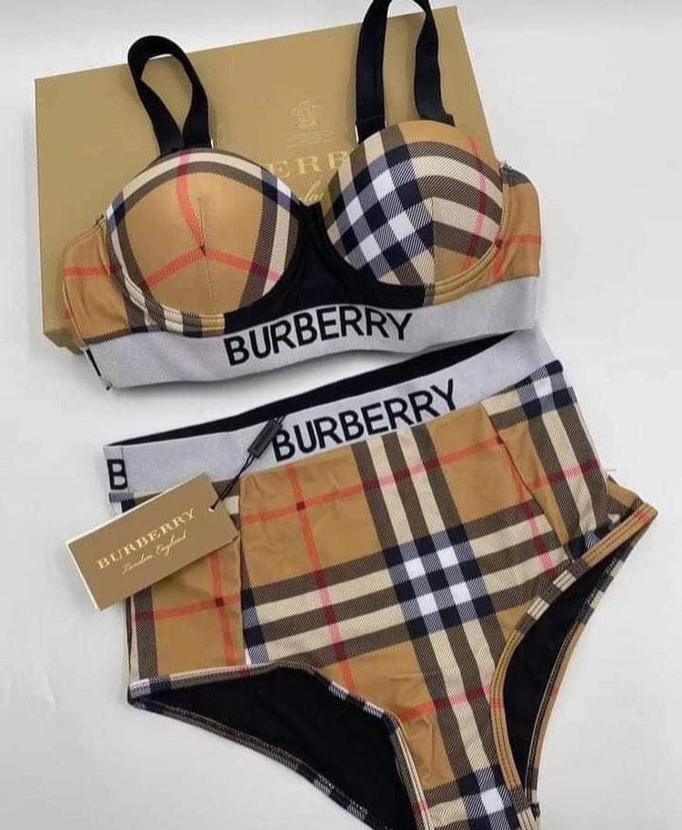 Burberry bikini high waisted Clearance